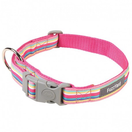 Collar Fuzzyard Pink Candy