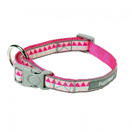 Collar Fuzzyard Pink Maya