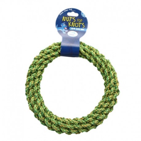 Nuts For Knots Rope Ring Verde