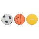 Pelotas deporte pack 3 goma dura