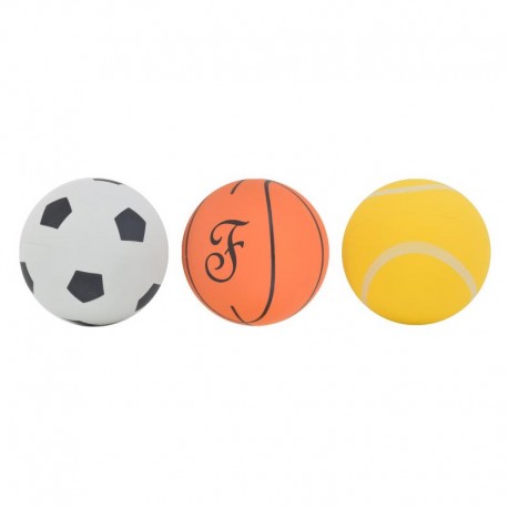 Pelotas deporte pack 3 goma dura